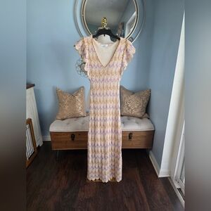 Derek Lam 10 Crosby Crochet Knit Dress
